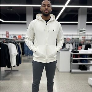 Jordan White Hoodie Jacket
